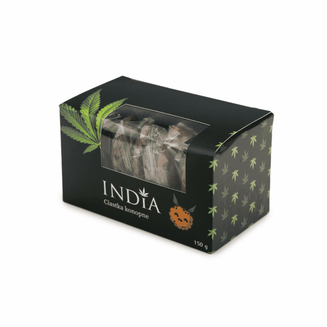 Box of Hemp Cookies 150 g India Cosmetics x Active CBD