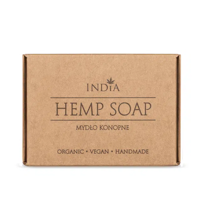 packaging Hemp soap 90 g by india cosmetics Active CBD