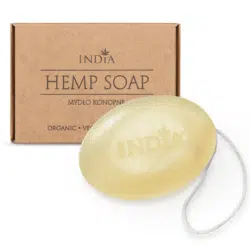 Organic hemp soap out of the box 90g by india cosmetics Active CBD